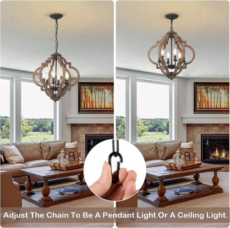 Rustic Charm Chandelier