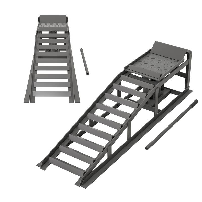Heavy-Duty Hydraulic Car Ramps - Perfect for Easy Lifting!
