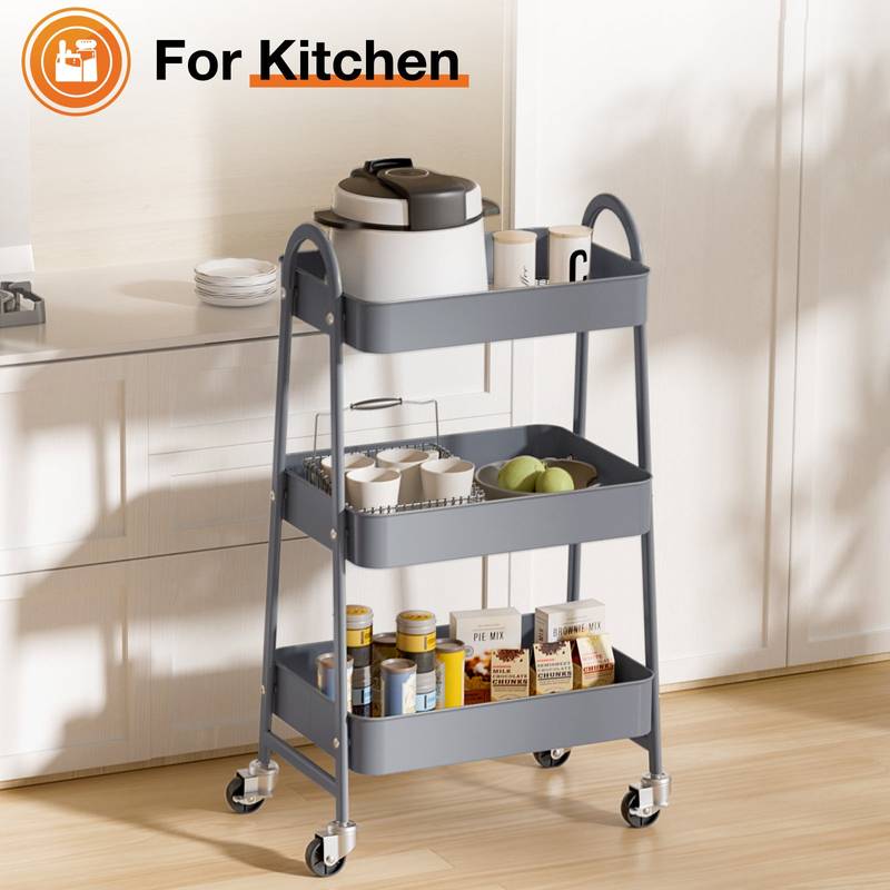 Storage On Wheels: Versatile Rolling Cart for Any Space