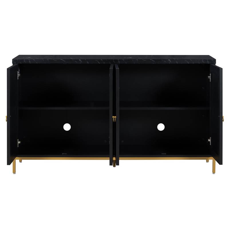 Stylish Black Sideboard with Ample Storage