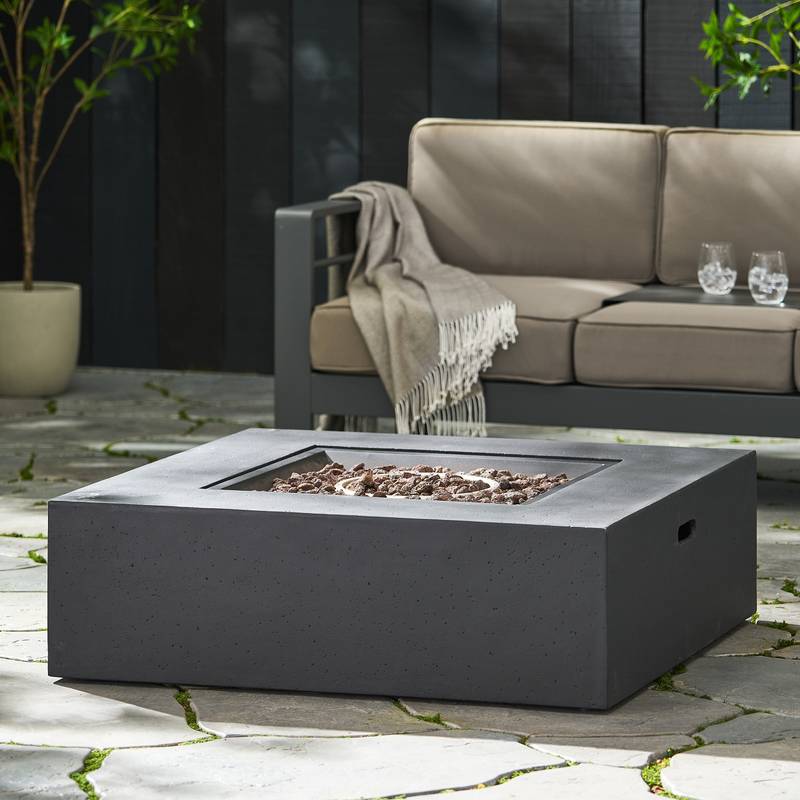 Cozy Square Fire Table for Outdoor Gatherings
