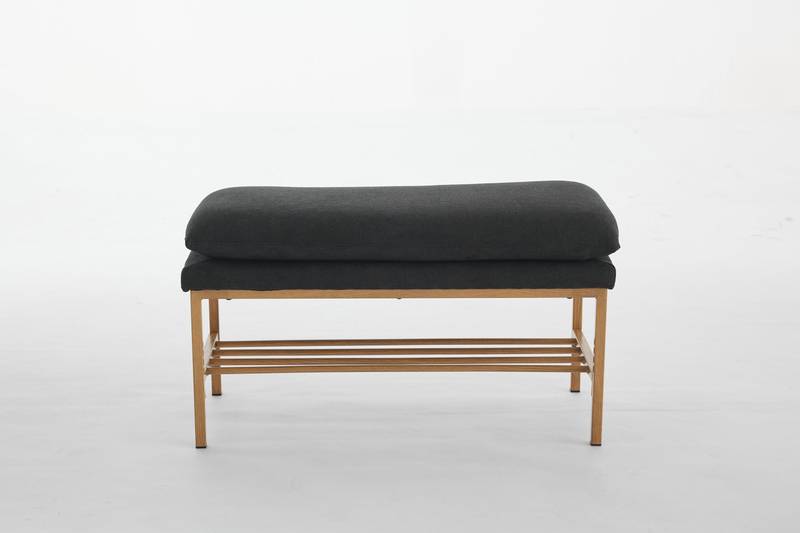 Chic Linen Storage Bench