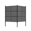 Outdoor Privacy Screen – Easy No-Dig Fence Kit for AC, Trash & Pool
