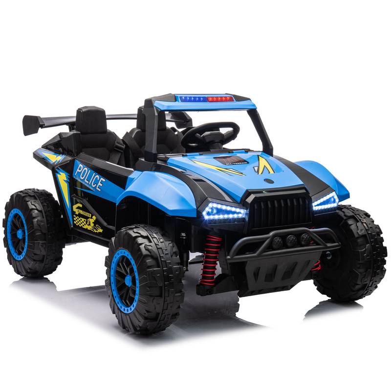 Police Cruiser Kids Ride-On Car with Parental Control