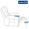 ComfortLift Massage Recliner - Genuine Leather with USB Ports