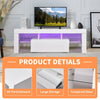 Stylish TV Stand with Storage & Drawer