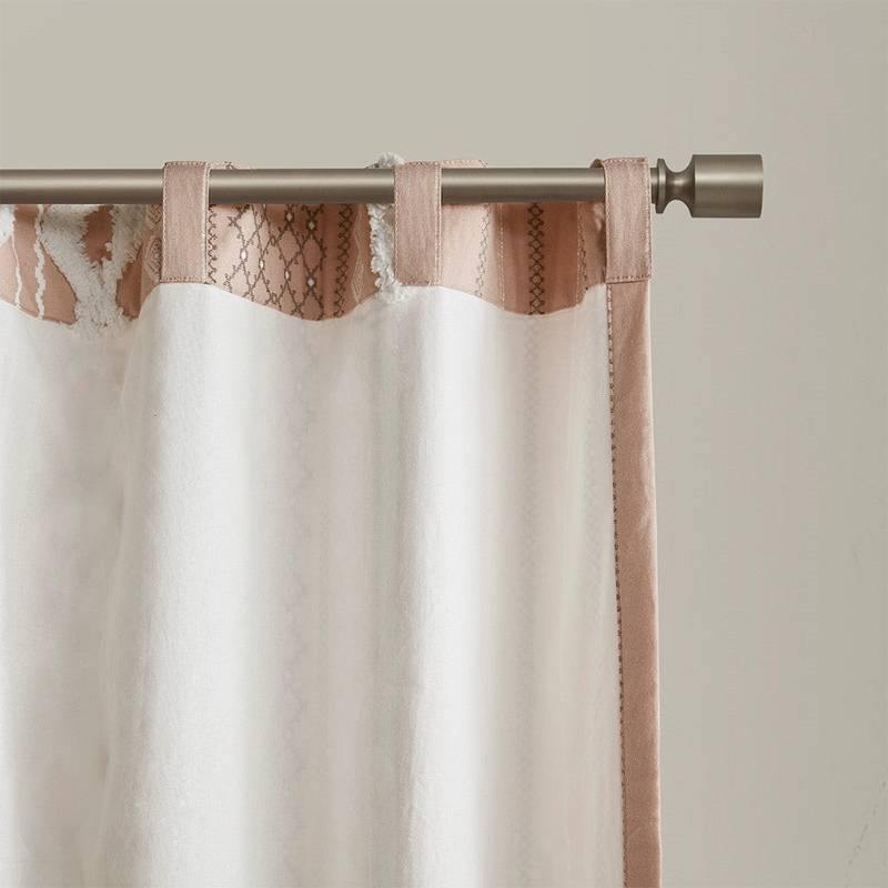 Chic Cotton Stripe Curtain Panel