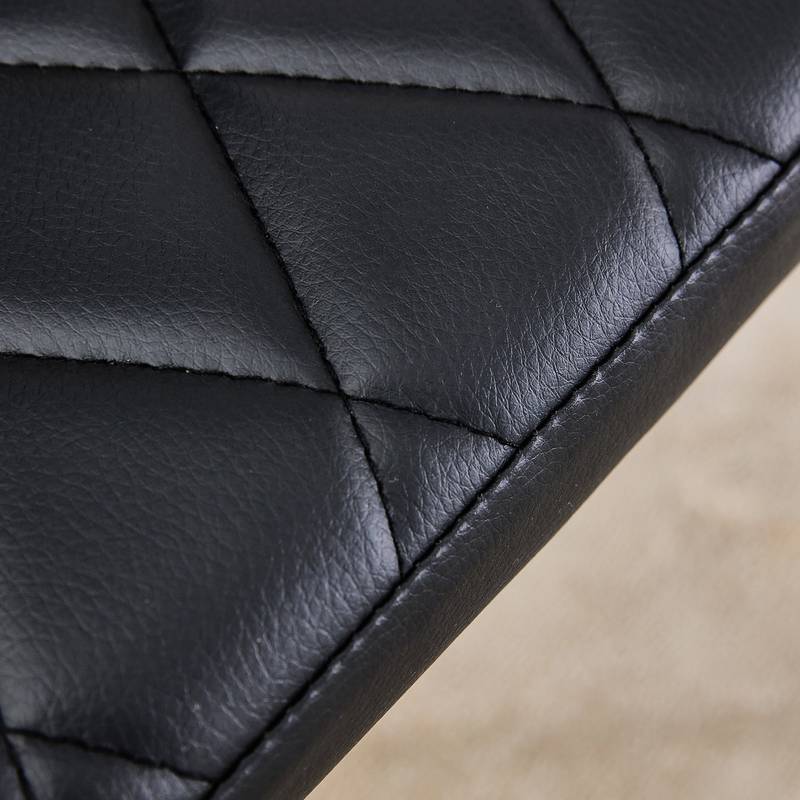 Chic Checkered Dining Chair Set
