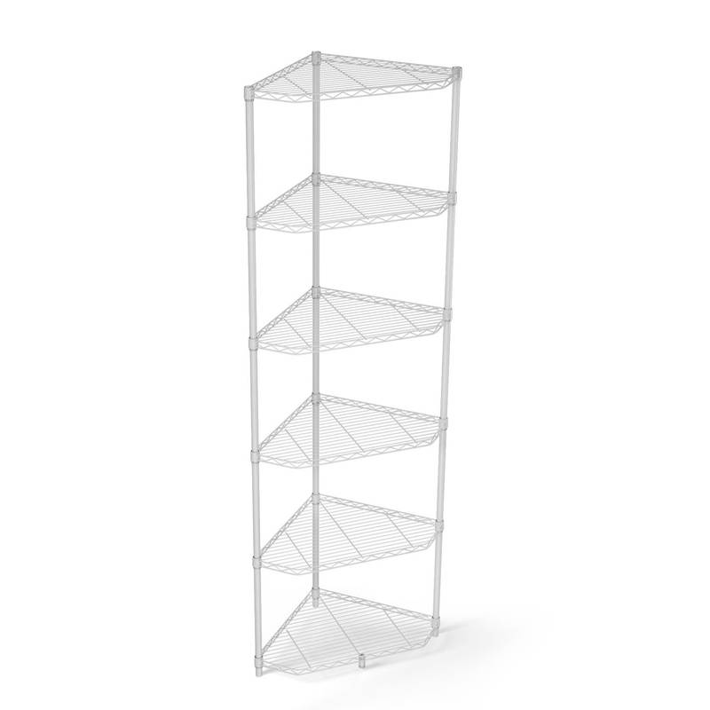 Versatile Corner Shelf Tower - Sturdy & Stylish Storage Solution