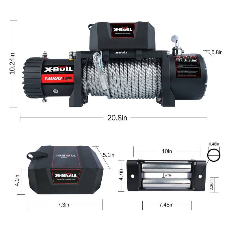 X-BULL Heavy-Duty Wireless Winch