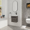 Elegant Wall-Mounted Vanity with Soft-Close Cabinet and Sleek Sink
