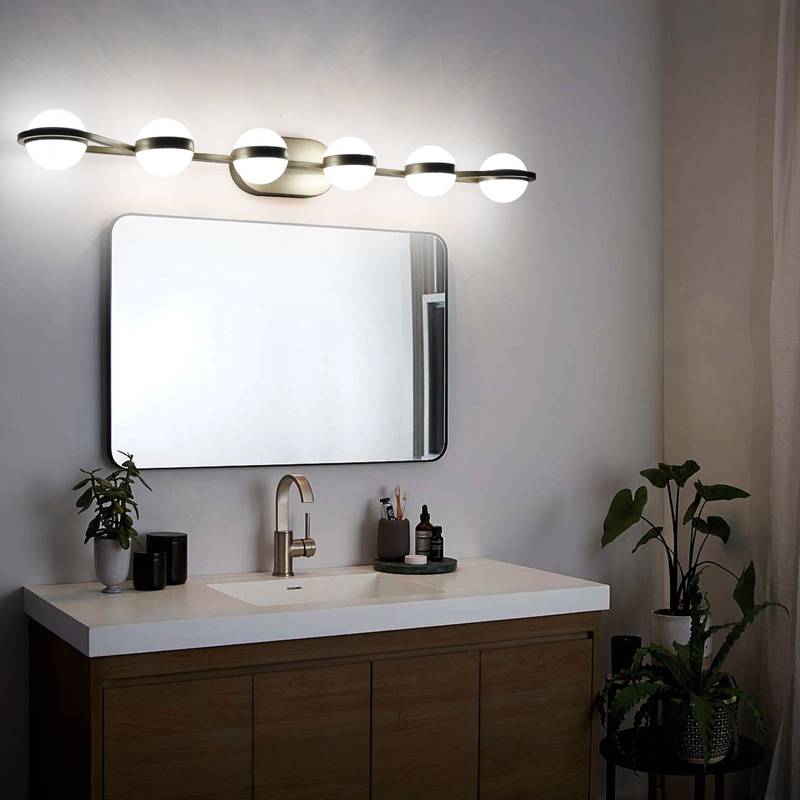 Chic Gold LED Vanity Light