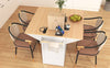 Stylish Rolling Kitchen Island with Drop Leaves and Storage