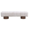 Cozy Faux Fur Dining Bench