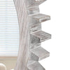 Rustic Gear-Shaped Decorative Mirror