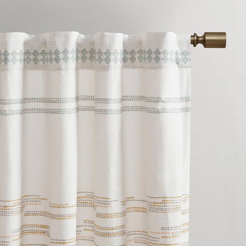 Tassel Charm Cotton Curtain Panel