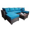 Cozy Rattan Patio Lounge Set