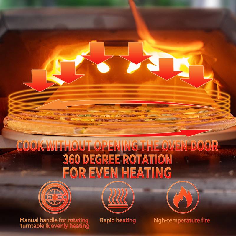 Sizzle & Serve: Portable Wood-Fired Pizza Oven