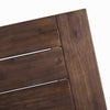 Chic Dark Brown & White Outdoor Benches (Set of Two)