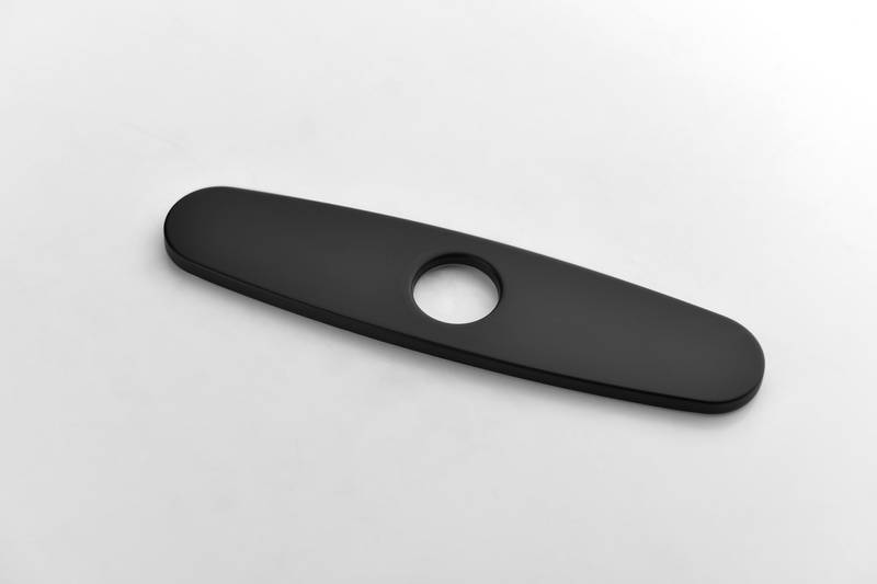 Sleek Matte Black Pull-Down Kitchen Faucet