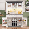 Rustic Farmhouse Pantry Bar Cabinet
