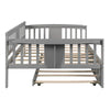 Cozy Gray Daybed with Hidden Trundle