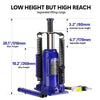 Heavy-Duty Air Hydraulic Bottle Jack for Easy Auto Repairs