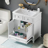 Charming Retro Bathroom Vanity with Soft Close Doors