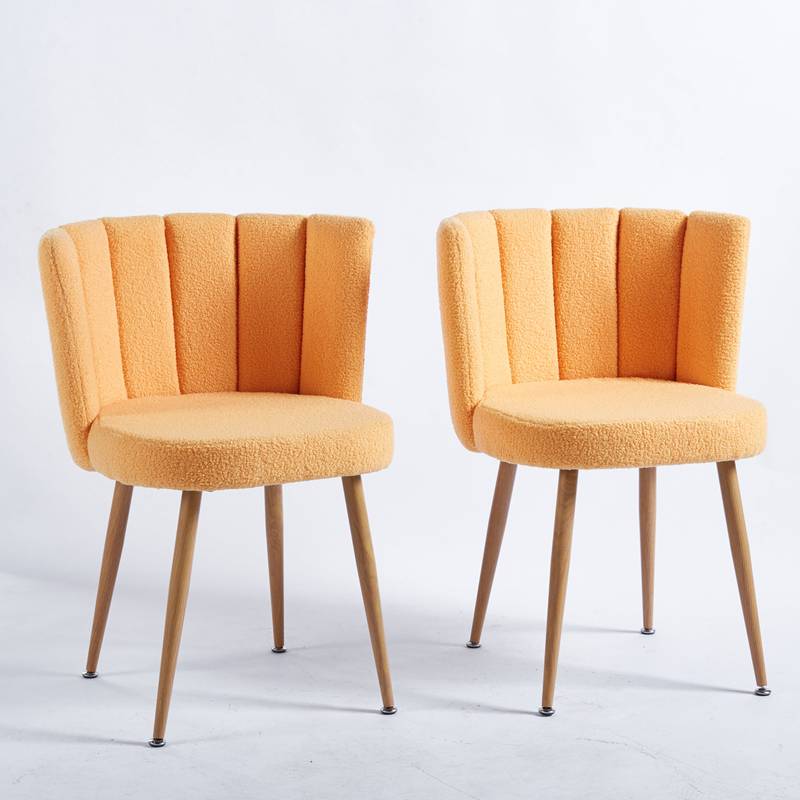 Chic Yellow Dining Chairs Set