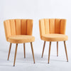 Chic Yellow Dining Chairs Set