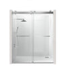 Sleek Sliding Frameless Shower Door with Soft-Close Glass