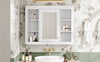 Stylish Wall-Mounted Bathroom Mirror Cabinet with Shelves