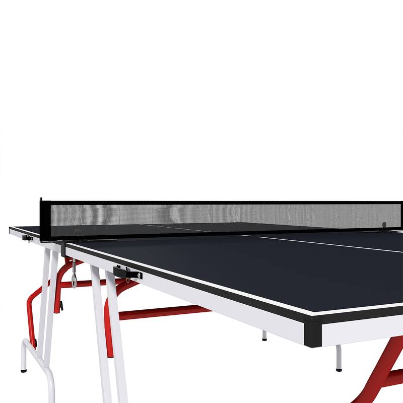 Soozier Portable Ping Pong Set – Foldable Table with Net, Paddles & Balls