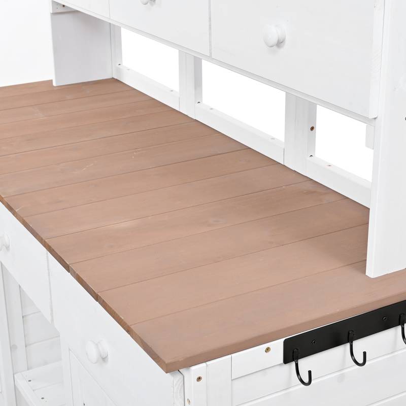 TOPMAX Garden Potting Station - Stylish Storage & Workspace