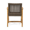 Hampton Wood & Wicker Dining Duo