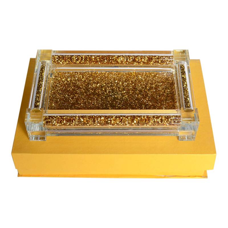 Stylish Glass Tray Gift Set