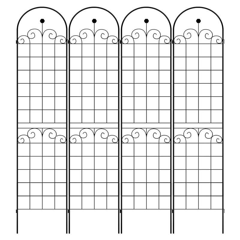 Stylish Rustproof Garden Trellis for Climbing Plants