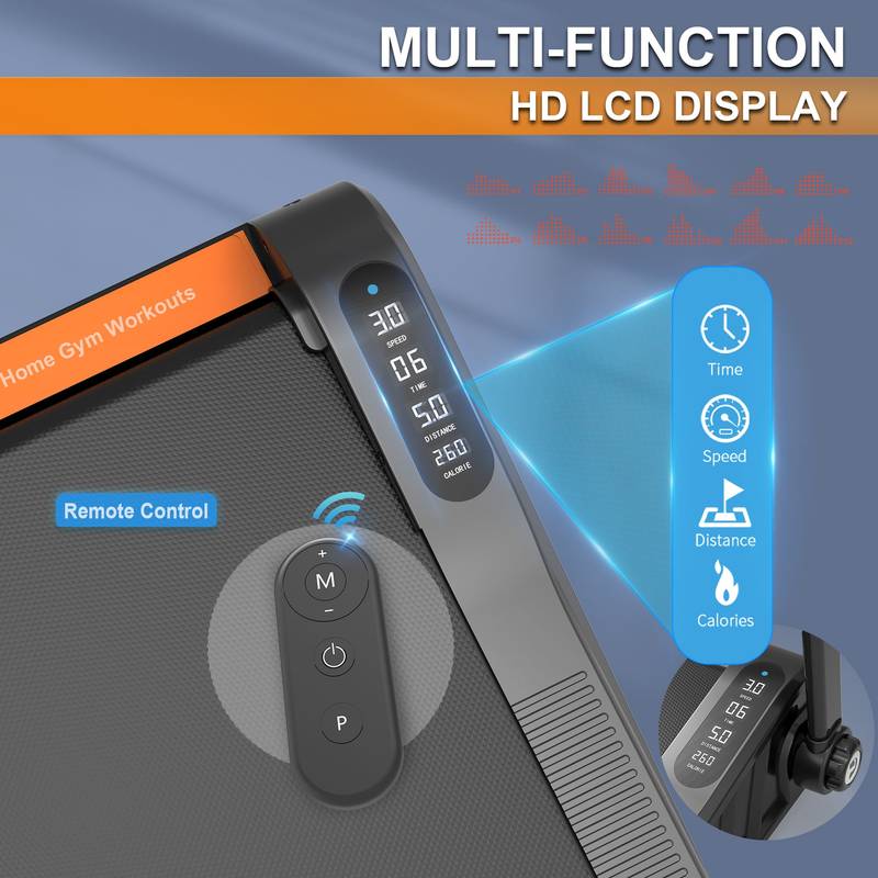 WalkFit Under Desk Treadmill with Remote Control