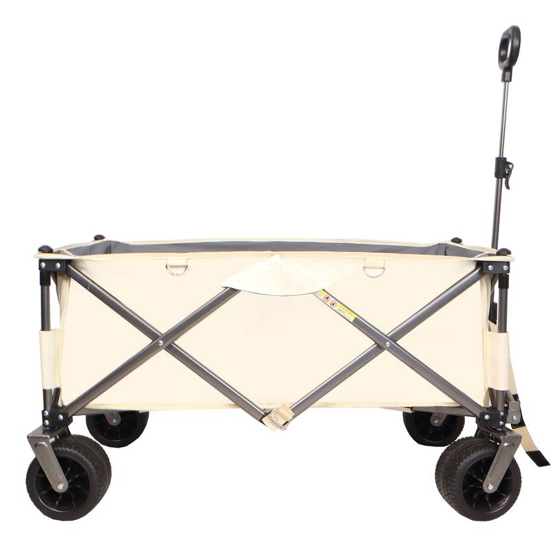 Adventure Wagon: Your All-Terrain Folding Cart for Beach, Camping & More!