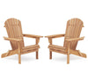 Cozy Double Adirondack Chair Set for Perfect Outdoor Relaxation
