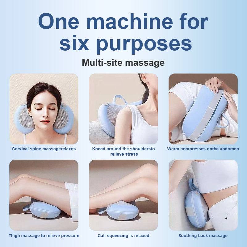 Cozy Heat Massage Pillow for Back & Neck Relief