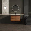 Chic Brown Bathroom Vanity Set with Resin Sink