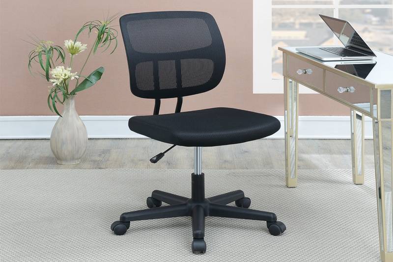 Breezy Black Mesh Office Chair