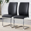 Chic Black Arch Dining Chairs - Set of Two