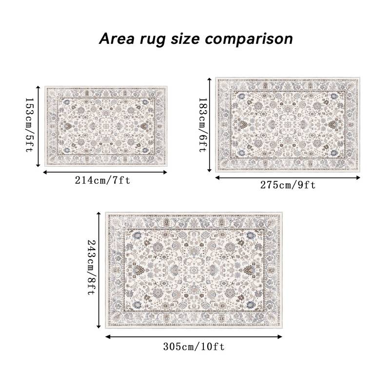 Boho Chic Non-Slip Washable Rug