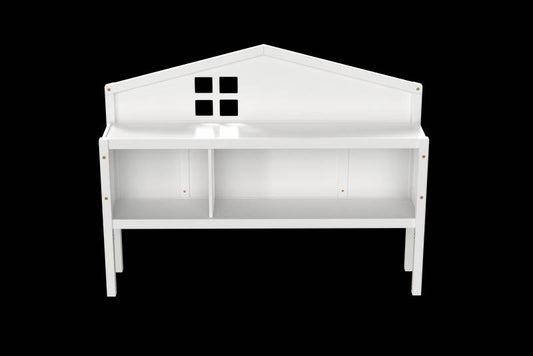 Montessori White Headboard for Full Beds - Customizable Style!