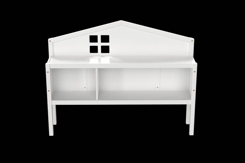 Montessori White Headboard for Full Beds - Customizable Style!