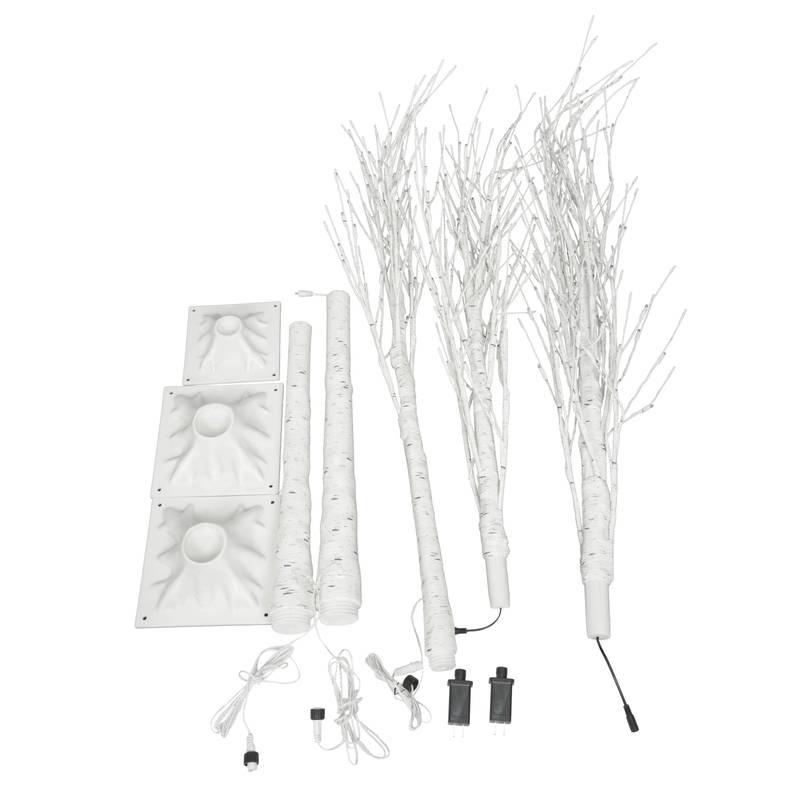 Enchanting Lighted Birch Tree for Festive Decor