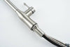 Sleek Brushed Nickel Pull-Down Kitchen Faucet
