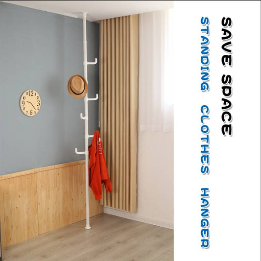 Space-Saving Laundry Drying Rack & Coat Hanger